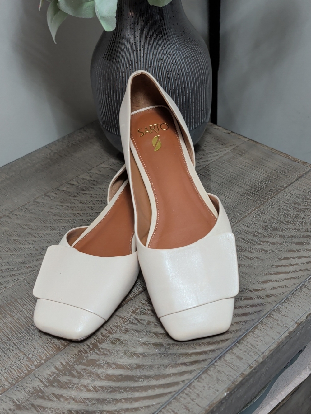 Franco Sarto Tracy Half d'Orsay Square-Toe Flats
